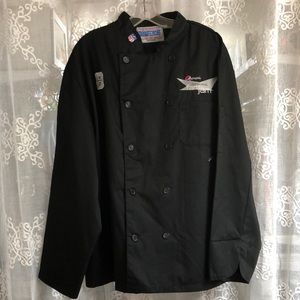 Unused Authentic Super Bowl XLV Chef Jacket Logo Embroidery
